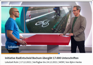 Screenshot Lokalzeit Ruhr 17.12.2021