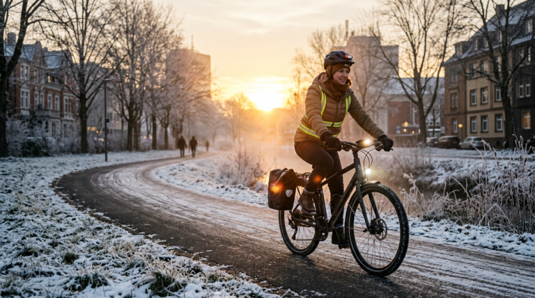 Fahrradzubehör für den Winter – Sicher durch Bochums kalte Tage